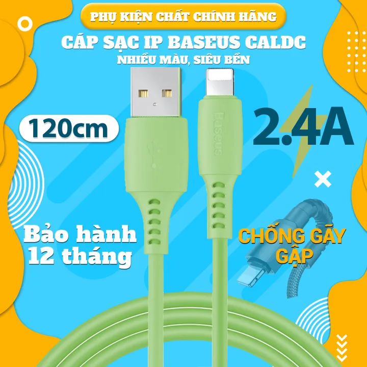 Cáp sạc nhanh lightning Baseus Superior Series Fast Charging Data Cable cho iPhone/ iPad (2.4A, 480Mbps, Fast charge, ABS/ TPE Cable)