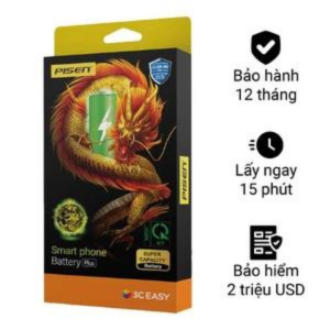 Pin siêu cao chính hãng Pisen thay cho iPhone 11