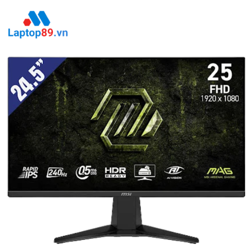 Màn hình Msi MAG 255F X24 24.5 inch (Full HD/ RAPID IPS/ 240Hz/ 0.5 ms)